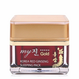 Mặt nạ ngủ hồng sâm đỏ dưỡng trắng da và chống nhăn  ban đêm My Gold Korea Red Gingseng Sleeping Pack