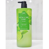 Sữa Tắm hương chanh chăm sóc làn da mụn khử mùi cơ thể giảm dầu trên da  Happy Bath Ance Care Lime