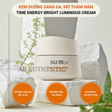 Sample Kem Dưỡng Ẩm trắng da, mờ nám Sum37 Time Energy Bright – Luminous Cream (60 gói x 1ml =60ml )