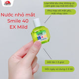 Nước nhỏ mắt SMILE 15ml siêu dưỡng 40 EX có vitamin A, E, B6 dưỡng mắt giảm mỏi Nhật Bản