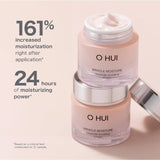 Sample Kem Dưỡng ẩm và chống oxy hoá  Ohui Miracle Moisture Ceramide Boosting Cream (60 gói x 1 ml =60 ml) - Kem Ohui hồng