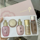 Bộ dưỡng da cấp nước  & chống lão hoá làn da The History of Whoo Vital Hydrating Gift Set 5pcs - Set mini whoo hồng