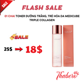 Toner dưỡng trắng, trẻ hóa da Medicube Triple Collagen