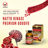 Viên Uống ngăn ngừa đột quỵ, phòng chống ung thư, ổn định và điều hoà huyết áp Natto Kinase Premium 6000FU Wakenko