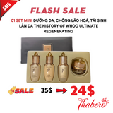 Set mini dưỡng da, chống lão hoá, tái sinh làn da The history of Whoo Ultimate Regenerating