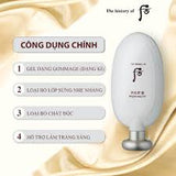 Combo Gel thẩy tế bào chết whoo brightening peeling gel & Sữa rửa mặt dưỡng trắng da cùng dòng Gongjinhyang Seol Brightening Foam Cleanser