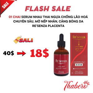 Serum nhau thai ngựa chống lão hoá chuyên sâu, mờ nếp nhăn, căng bóng da Re’senza Placenta Nhật Bản