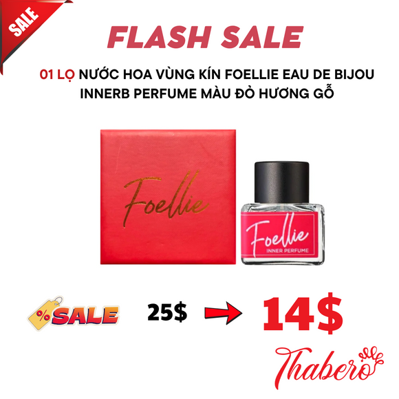 Nước Hoa Vùng Kín Foellie Eau De Bijou Innerb Perfume màu đỏ hương gỗ