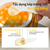 Kem trắng da nâng cơ  Vitamin kết hợp đèn trị liệu Meditherapy Vita Real Toning Laser Cream