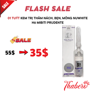 Kem trị thâm nách, bẹn, mông Nuwhite H6 Mibiti Prudente Mỹ