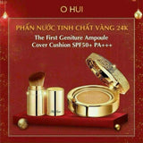 SET PHẤN NƯỚC TINH CHẤT  OHUI THE FIRST CHỐNG LÃO HOÁ DA AMPOULE COVER CUSHION TẶNG SON - TONE 21 : DA SÁNG