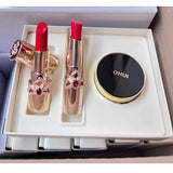 Set Son Ohui The First Geniture Lipstick Duo Holiday Edition tặng phấn nước mini