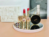 Set Son Ohui The First Geniture Lipstick Duo Holiday Edition tặng phấn nước mini