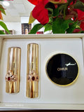 Set Son Ohui The First Geniture Lipstick Duo Holiday Edition tặng phấn nước mini