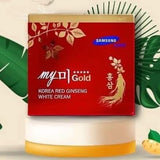 Mặt nạ ngủ hồng sâm đỏ dưỡng trắng da và chống nhăn  ban đêm My Gold Korea Red Gingseng Sleeping Pack