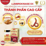 Viên Uống Lọc Máu Lumbrokinase Ex SKill Eikenbi - Hỗ Trợ Đánh Tan Huyết Khối