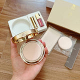 Set Phấn Phủ ngọc trai chống nắng dạng nén + Son The history of Whoo Gongjinhyang Mi Luxury Glow Pressed Powder Pact SPF30/PA++ - Tone số 21 da sáng