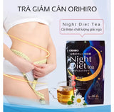 Trà giảm cân ban đêm loại bỏ mỡ tích tụ Orihiro Night Diet Tea Nhật Bản