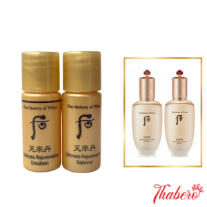 Combo nước hoa hồng và sữa dưỡng nâng cơ  và Chống Lão Hóa Whoo Cheonyuldan Ultimate Rejuvenative (60 lọ x 5ml =300ml )