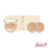 Set Phấn Nước Cushion Whoo Vàng Luxury Golden Cushion Glow 3sp