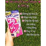 Viên uống collagen DHC 120 viên dùng trong 20 ngày của Nhật Bản