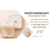 Phấn phủ ngọc trai Whoo Velvet Powder Pact SPF30/PA++ dưỡng trắng da.