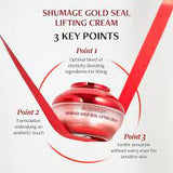 Kem dưỡng nâng cơ, tăng độ đàn hồi kết hợp đèn trị liệu Meditherapy Shumage Gold Seal Lifting Cream