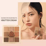 Bảng Màu Mắt 9 Ô 3CE Multi Eye Color Palette #Butter Cream : Tông màu nâu sang trọng ấm áp