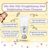 Bộ Sữa Rửa Mặt Làm Sáng Da Gongjinhyang Seol Brightening Foam Cleanser - whoo trắng