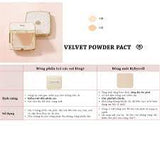 Phấn phủ ngọc trai Whoo Velvet Powder Pact SPF30/PA++ dưỡng trắng da.