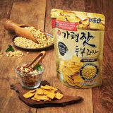 Snack đậu hũ hạt thông Gapyeong Hàn Quốc ăn giòn và béom