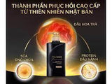 Set Dầu gội và dầu xã  tái tạo cấu trúc tóc và tăng cường phục hồi chuyên sâu dành cho tóc hư tổn nặng do uốn và nhuộm nhiều lần Tsubaki Premium EX Intensive Repair Shampoo ( màu đen) .