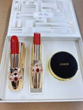 Set Son Ohui The First Geniture Lipstick Duo Holiday Edition tặng phấn nước mini