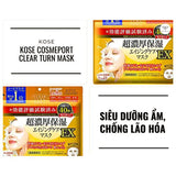 MẶT NẠ SIÊU DƯỠNG ẨM VÀ CHỐNG LÃO HÓA DA EX CLEAR TURN KOSÉ