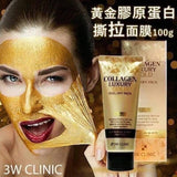 Mặt Nạ Lột Vàng 24K 3W Clinic Collagen Luxury Gold Peel Off Pack