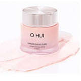 Sample Kem Dưỡng ẩm và chống oxy hoá  Ohui Miracle Moisture Ceramide Boosting Cream (60 gói x 1 ml =60 ml) - Kem Ohui hồng