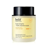 Set mặt nạ ngủ dưỡng sáng, tái tạo da BELIF Super Knights Multi Vitamin