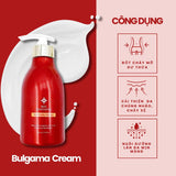 Kem tan mỡ nhiệt nóng Bulgama Cream có tác dụng đánh tan các vùng mỡ thừa,làm mờ vết thâm, rạn Hàn Quốc